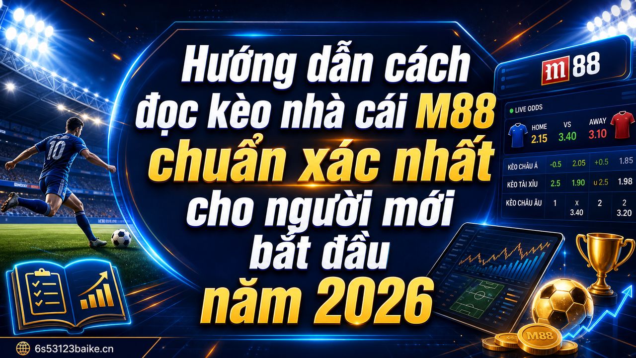 Hướng dẫn cách đọc kèo nhà cái M88 chuẩn xác nhất cho người mới bắt đầu năm 2026